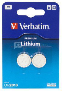 1x2 Verbatim CR 2016 Lithium