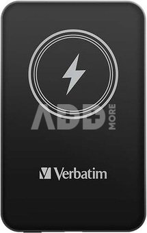 Verbatim Charge´n´Go magn.wirel. Power Bank black 5000mAh 32240