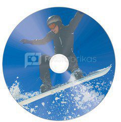 1x50 Verbatim DVD-R 4,7GB 16x wide silver inkjet printable