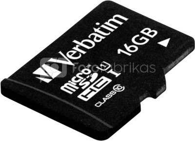 Verbatim microSDHC UHS-I 16GB Class 10 incl USB Card Reader