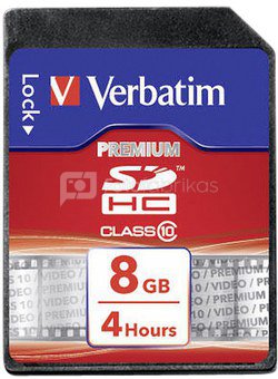 Verbatim SDHC Card 8GB Class 10