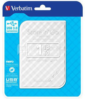Verbatim Store n Go Portable 1TB USB 3.0 white