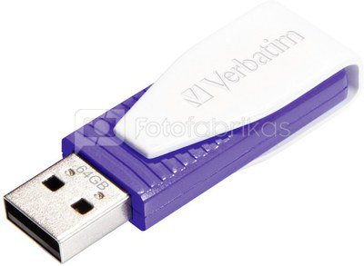 Verbatim Store n Go Swivel 64GB USB 2.0 violet