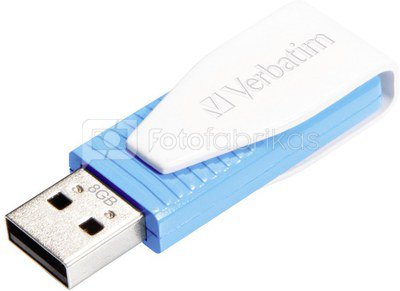 Verbatim Store n Go Swivel 8GB USB 2.0 caribbean blue