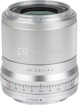 Viltrox AF 23mm F1.4 Nikon Z silver