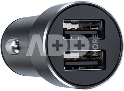 Vipfan C10 car charger, 2x USB, 2.4A (black)
