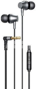 Vipfan M17 wired in-ear headphones, 3.5mm jack (black)