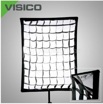 Visico SB 040 Grid Softbox 20x90cm met mask