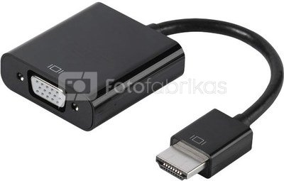 Vivanco adapter HDMI - VGA 0.1m (45493)