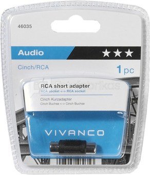 Vivanco adapter RCA - RCA (46035)