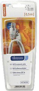 Vivanco cable CAT 5e ethernet cable 0,5m (45330)