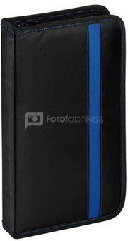 Vivanco CD/DVD wallet for 48, black/blue (31791)