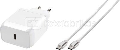 Vivanco charger USB-C - USB-C 45W 1m (62400)