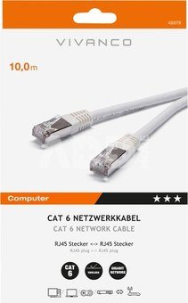 Vivanco network cable CAT 6 10m (45379)