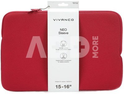 Vivanco notebook bag Neo 15-16", red