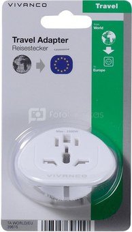 Vivanco адаптер для путешествий World-EU (39615)