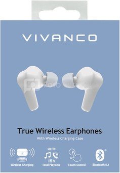 Vivanco беспроводные наушники Comfort Pair TWS, белый (62599)