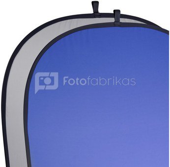 walimex 2in1 Foldable Background grey/blue, 180x210cm