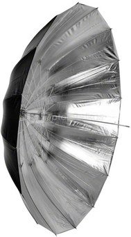 walimex Reflex Umbrella black/silver, 180cm