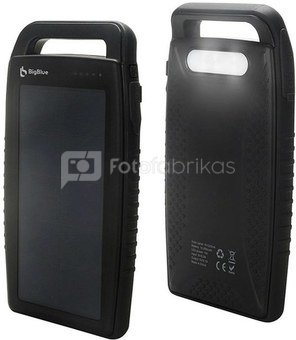Waterproof portable solar battery charger BigBlue SL-CP001B 10000mAh
