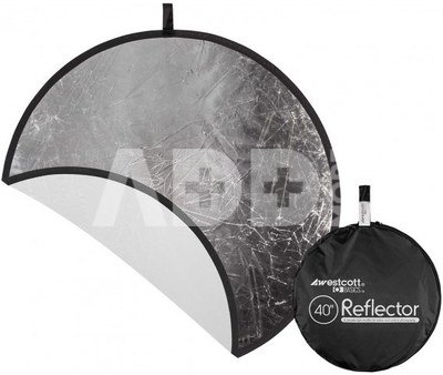 Westcott Collapsible 2 in 1 Silver/White Bounce Reflector (101.6cm)