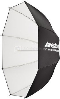Westcott Deep Umbrella White Bounce (24")