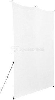 Westcott X Drop Pro Wrinkle Resistant Backdrop Kit High Key White (8' x 8')