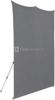 Westcott X Drop Pro Wrinkle Resistant Backdrop Kit Neutral Gray (8' x 8')