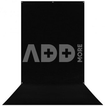 Westcott X Drop Wrinkle Resistant Backdrop Rich Black Sweep (5' x 12')