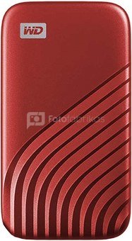 Western Digital MyPassport 500GB SSD Red WDBAGF5000ARD-WESN