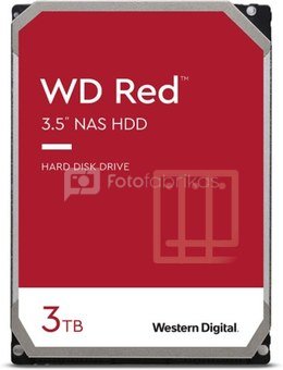 Western Digital NAS Hard Drive Red Plus 5400 RPM, 3.5 ", 3000 GB