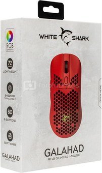 White Shark GALAHAD-R Gaming Mouse GM-5007 red
