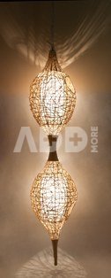 Wicker Hanging Lamp 28x28x128.5 cm