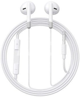 Wired Earphones JR-EW01, Half in Ear (White)
