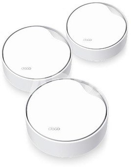 Wireless Router|TP-LINK|Wireless Router|3-pack|3000 Mbps|Mesh|Wi-Fi 6|1x10/100/1000M|1x2.5GbE|DHCP|DECOX50-POE(3-PACK)