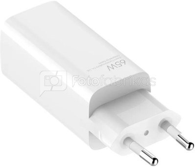 Xiaomi charger USB-A/USB-C GaN 65W, white