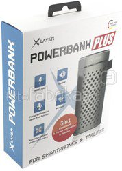 XLayer Powerbank PLUS Speaker spacegrau 4000 mAh