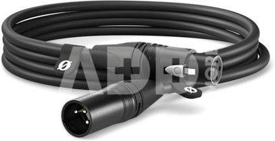 XLR CABLE-3m black - XLR/XLR cable