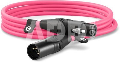 XLR CABLE-3m pink - XLR/XLR kabel