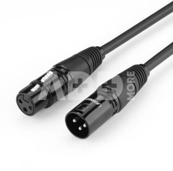 XLR female to XLR male cable UGREEN 20710B - 2m (black)