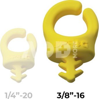 Yellow Big Cable Management Device for 3/8"-16 Threaded Holes (3-Pack)