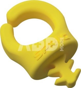 Yellow Cable Management Device for 1/4"-20 Threaded Holes (6-Pack)