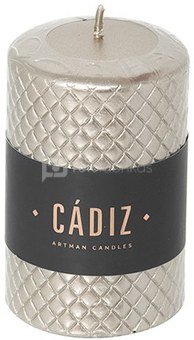 Žvakė Kadiz rausvai šampaninė 7,3x11 cm ART