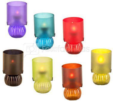 Žvakidė arbatinei žvakutei Lempa D 10 cm H 26 cm 871125254720 (8 spalvų)