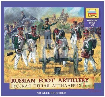 Zvezda Russian Foot Artillery 18121814