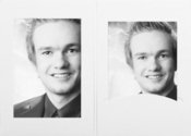1x100 Daiber Portrait folders m. Passepartout 10x15 white matt