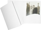 1x100 Daiber Portrait folders Profi-Line 13x18 white silk