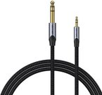 3.5mm TRS Male to 6.35mm Male Audio Cable 1m Vention BAUHF Gray