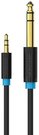 3.5mm TRS Male to 6.35mm Male Audio Cable 3m Vention BABBI (black)