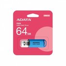 ADATA C906 64GB USB Flash Drive, Blue ADATA